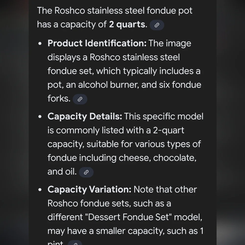 Redco Stainless Steel Fondue Set-stainless
